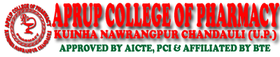APRUP COLLEGE OF PHARMACY,KUINDAHAN NARWAN CHANDAULI (U.P.) 